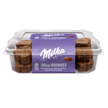 Milka mini brownies